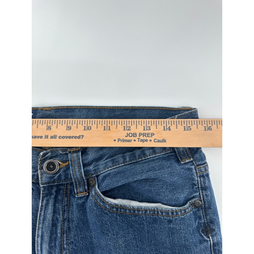 Hurley Jeans Mens 30 Blue Denim Straight Leg 5-Pocket Everyday Comfort - Picture 7 of 10